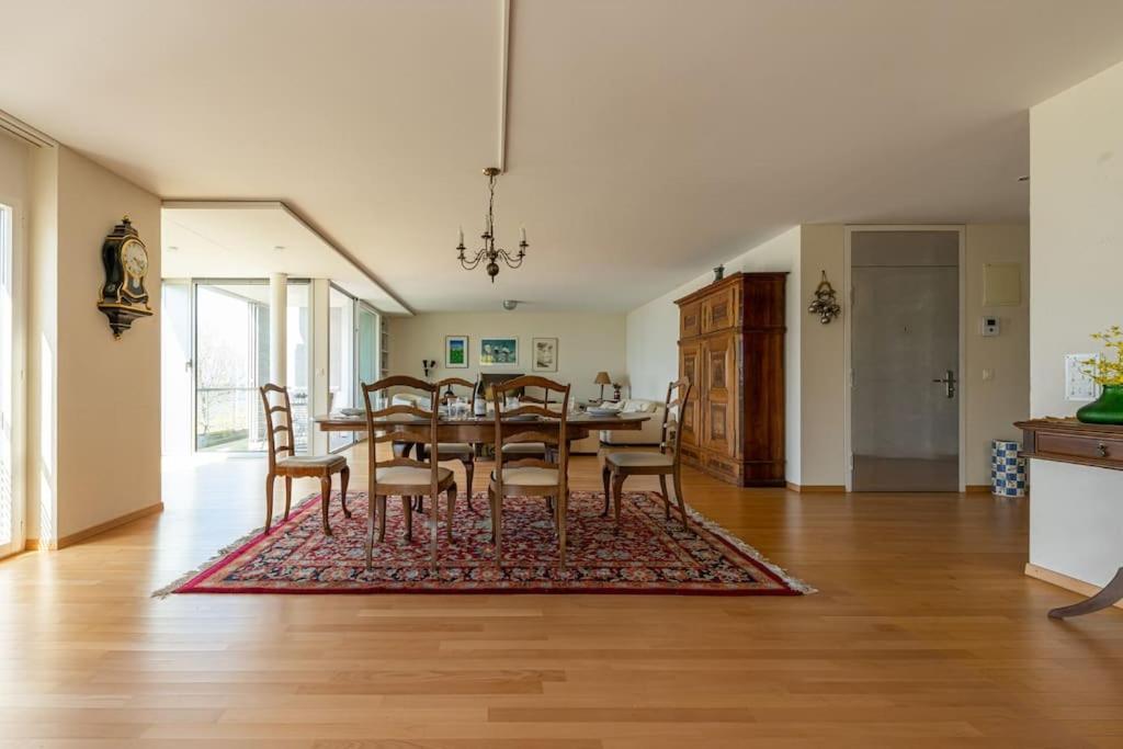 Lakeside-Apartment-1 Grand Appartement Familial Avec 2 Terrasses Et Vue Panoramique Vevey Exterior foto