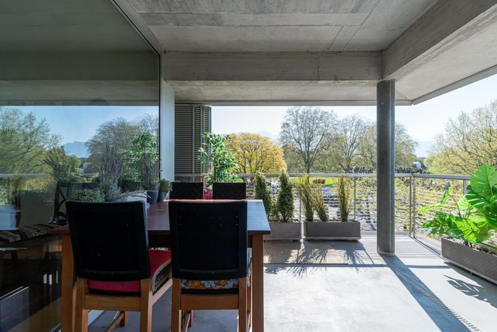 Lakeside-Apartment-1 Grand Appartement Familial Avec 2 Terrasses Et Vue Panoramique Vevey Exterior foto